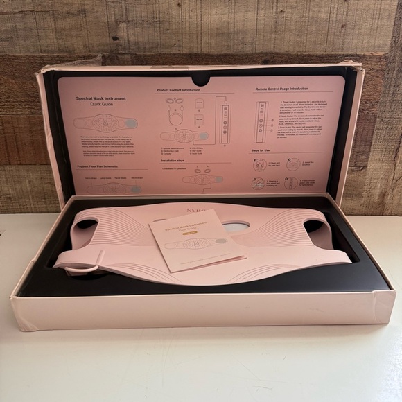 NIB NVBOTY LED Face Mask Light Therapy 4 Modes Portable Red Light Therapy - Picture 2 of 7